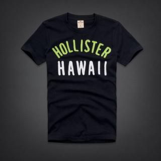 Tee shirt Hollister Noir Homme